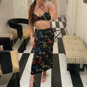 Nasty gal, worn once, size 4 two piece set